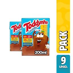 Zé Delivery - Achocolatado Toddynho 200ml - Pack de 9 unidades