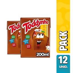 Kit Bebida Láctea UHT Toddynho Chocolate 200ml - 5 Unidades